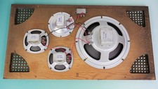 Vintage Guild Bonnet Box Console Radio Record Player Speakers Panel Utah 1960's
