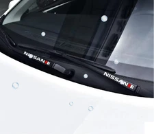 2PCS PVC Car Window Wiper Sport Sticker Decals Fit For Nissan Car Accessories