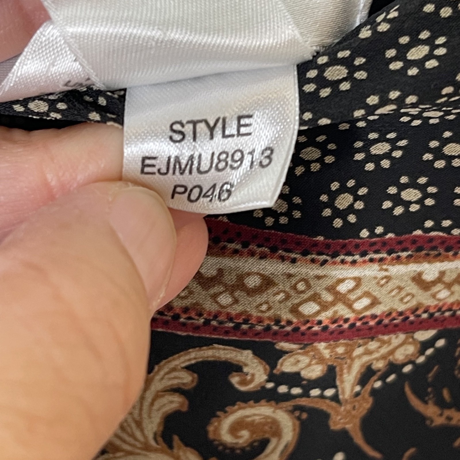 Emma James Patchwork Maxi Skirt Handkerchief Hem … - image 14