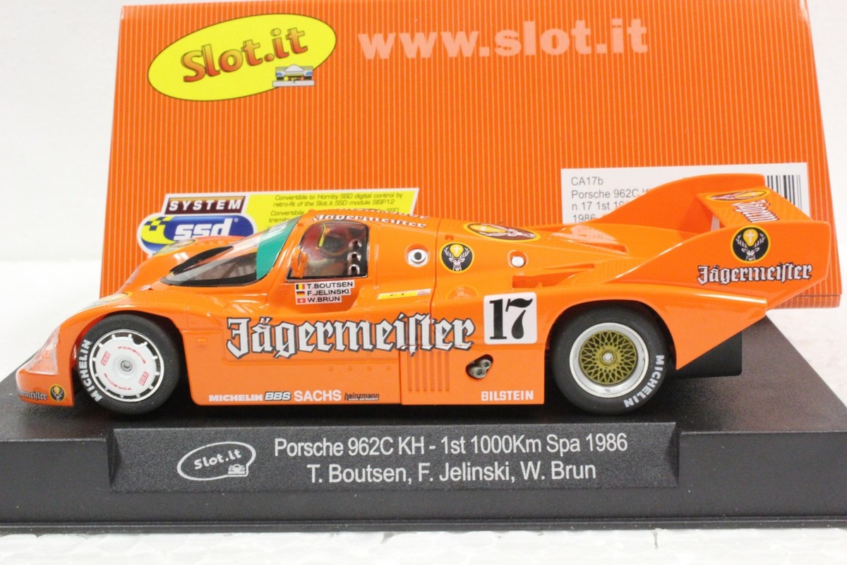 Slot.it SICA17B Jagermeister Porsche 962C KH Spa 1000KM 1986, #17