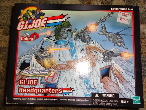 Cobra Mountain Headquarters G.I. JOE COBRA Micro Machines Joe vs Cobra BRAND NEW