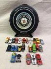 Vintage 1973-1980 Mattel Hot Wheels, Lot Of 25 Cars and Wheel Carrying Case