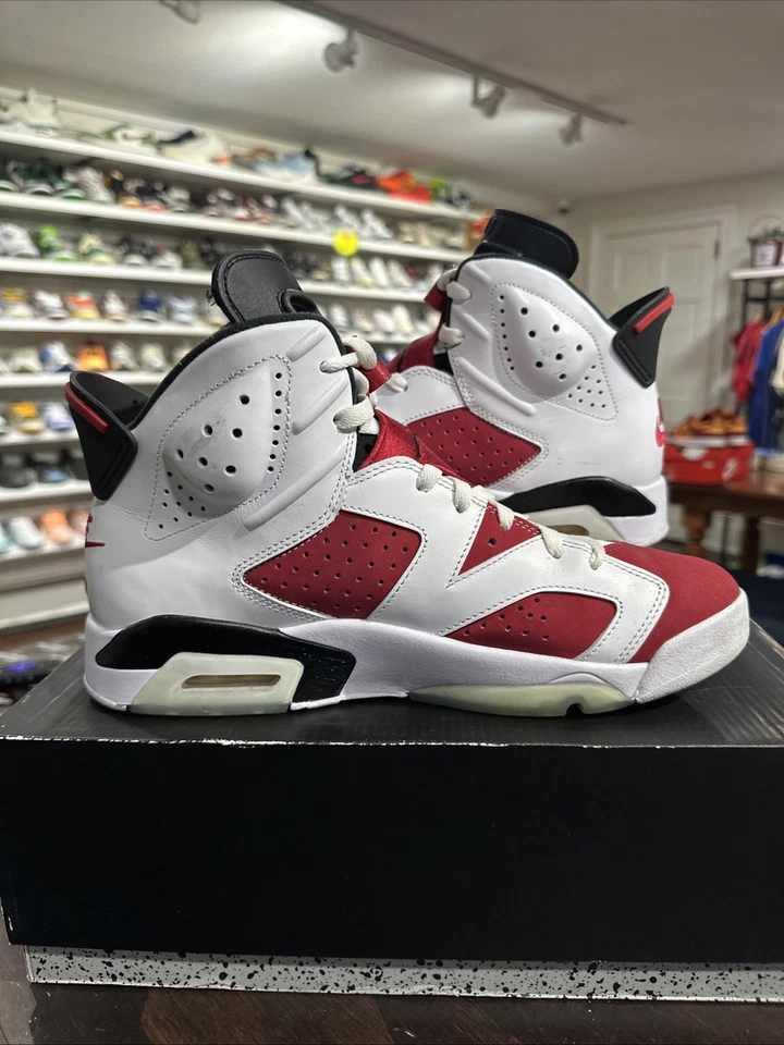 Talla 10 - Jordan 6 Retro OG Mid Carmine *USADO* Foto 4 de 4
