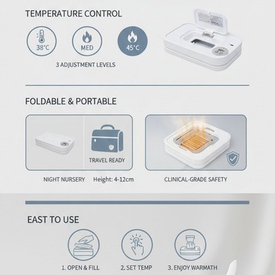 2-Large Capacity Baby Wipe Warmer For Home Travel