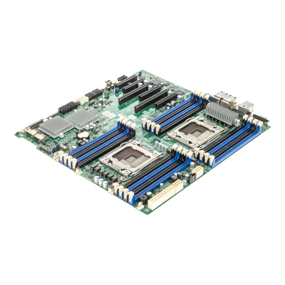 Server Mainboard SUPERMICRO X9DR7-LN4F+ Dual Socket LGA2011 16x DDR3 PCIe EATX - Image 3 of 3