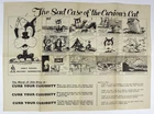 WWII POSTER SAD CASE OF THE CURIOUS CAT CARELESS TALK INFORMATION