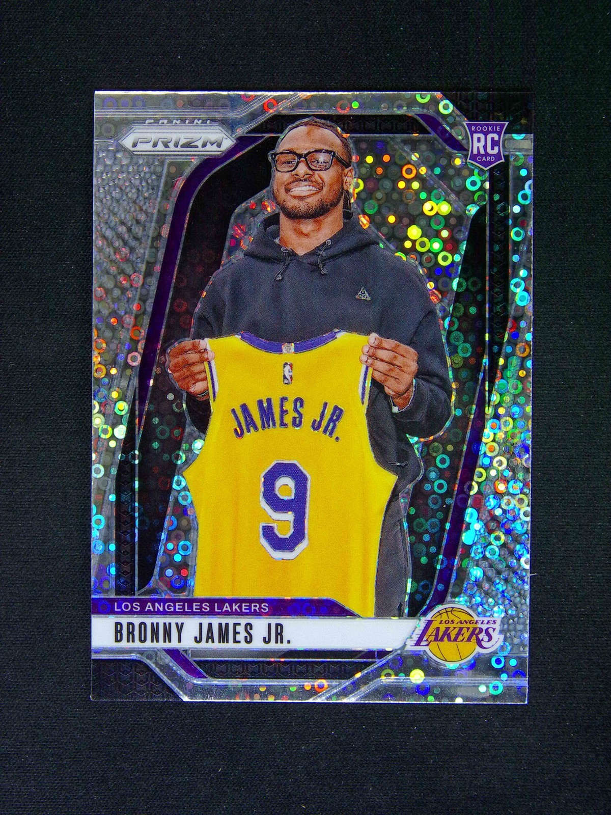 2024-25 Panini Prizm Bronny James Jr. #243 RC Rookie Fast Break Variation