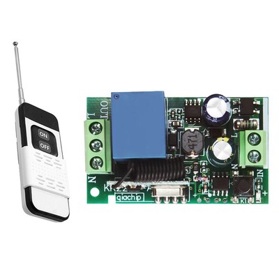 DieseRC Interruttore di controllo remoto sicuro, wireless, da 12 V, 24