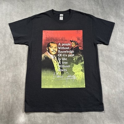 Marcus Garvey T-Shirt Mens MEDIUM Civil Rights Black History Juneteenth Y2K Rare