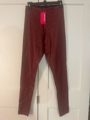 Commando Faux Leather Leggings Red Size L