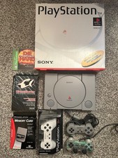 Sony PlayStation PS1 SCPH-5501 Console CIB Tested w/ Extras 1997 