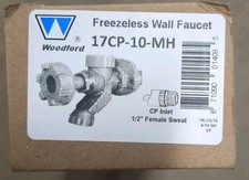 Woodford 1/2 In. SWT x 1/2 In. MIP x 3/4 In. MHT x 10 In. Brass Anti-Siphon