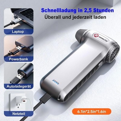 125000RPM Akku Gebläse Turbogebläse Luftgebläse Turbo Jet Bläser Jet Fan Lüfter