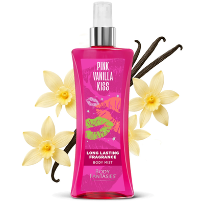 Body Fantasies Signature Pink Vanilla Kiss Fantasy Body Spray 8 fl