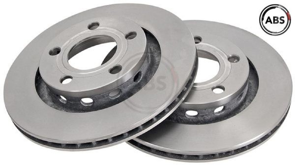 2X Bremsscheibe A.B.S. 17057 2 Bremsscheiben Hinterachse Hinten FüR Audi-image