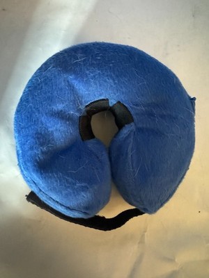 Small Dog Recovery Collar Blue Soft Pet Protective Neck Cone Anti Lick Collar