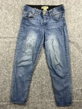 Democracy Women  s Ab Technology Blue Medium Wash Stretch Waistband Casual Size 6