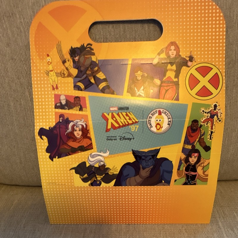 Marvel X-Men '97 Disney+ Promotional Gift Bag Packaging Promo Box