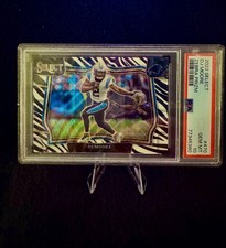 2022 Select DJ MOORE Zebra Prizm #470 FIELD LEVEL - PSA 10 GEM MINT POP 1! SSP
