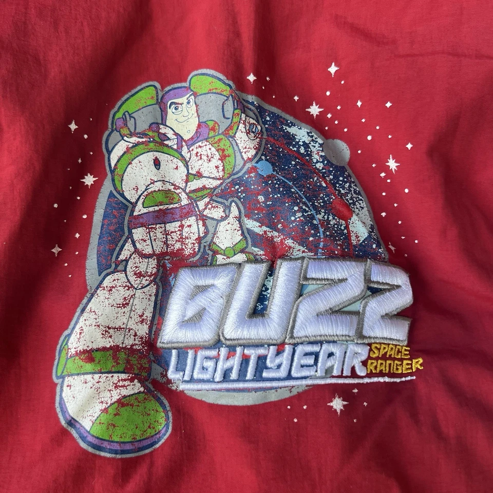 Abrigo Buzz Lightyear Talla Pequeña Forrado de Vellón Niño Rojo Azul Blanco Bordado Foto 4 de 4