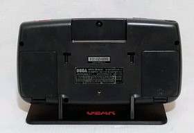 SEGA GameGear Portable Video Game System Red Shell W/ Game And Custom Stand 