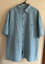 Camicia hawaiana Joe Marlin uomo Unwind taglia XXL blu barca spiaggia estate vacanze