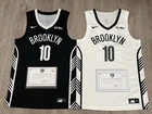 Brooklyn Nets Tyson Etienne 2025 NBA Summer League Game Worn Used Jersey LOA