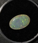 1.9ct BRIGHT Faceted Ethiopian Rose Cut Polished Opal Gem w/ Rare Moss Pattern — photo 3