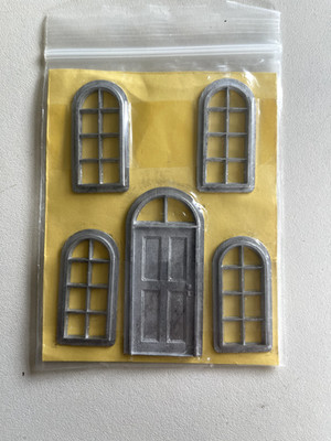 DUNCAN MODELS SPUR O - HAUSART FENSTER & TÜREN - WEISSMETALL