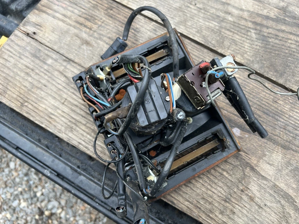 MERCEDES BENZ W116 450SE 300SD 450SEL AC CLIMATE CONTROL HEATER SWITCH Untested - Image 3 of 3