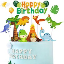 23-teiliges Dino-Kuchendekor Set – Cake Topper, Tortendeko Für Dinosaurier-Geburtstagsparty