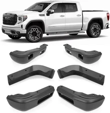 6PCS Truck Mud Flaps Front & Rear Splash Guards Fit for GMC Sierra 1500 2019–25