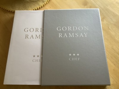 GORDON RAMSEY Recipes From A Three 3 Star Chef Cookbook Slipcase SIGNED SUZIE