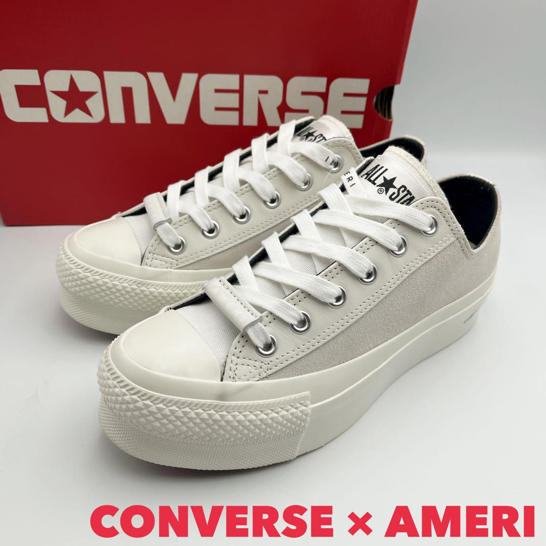 CONVERSE × AMERI ALL STAR LIFTED OX AM WHITE 24.5cm US5.5 CONVERSE × AMERI ALL STAR LIFTED OX AM WHITE 24.5cm US5.5