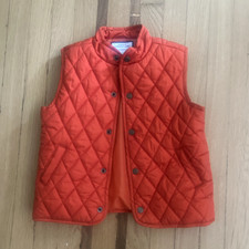 Janie  Jack Quilted Vest - Insulated - Front Snaps - Burnt Orange - Size 3-4