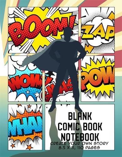 The Whodunit Creative Design Blank Comic Book Notebook (Paperback)