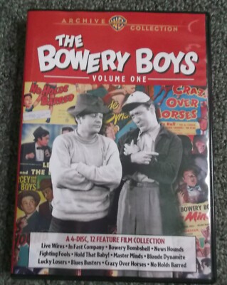 The Bowery Boys Volume 1 WB Archive Collection 4-Disc DVD Collection 4-discs