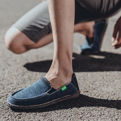 Alpargatas Para hombres Mocasines Lona Informales Zapatos Hechos a Mano Tejido Zapatos Planos - Imagen 7 de 25