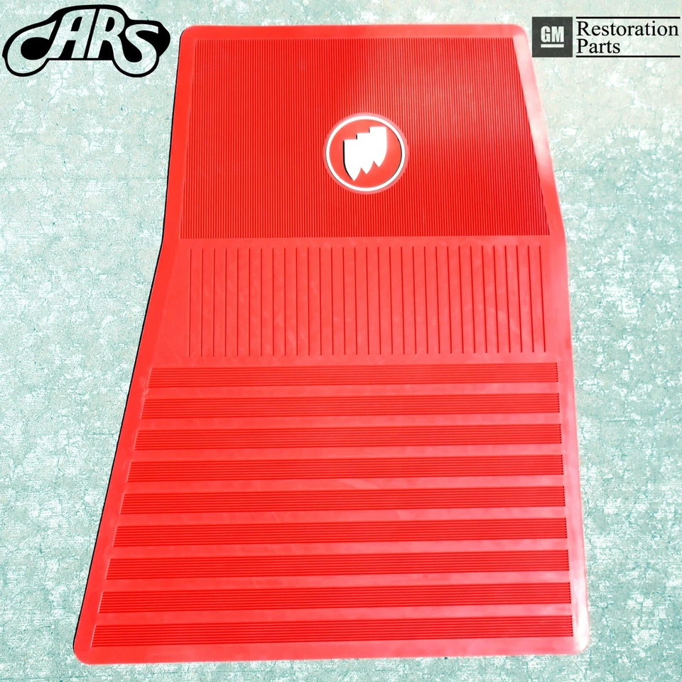 Alfombrillas Buick Skylark Riviera Electra Les GS 1961-1975 | rojas con Tri-Shield Foto 3 de 4