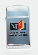 Vintage Zippo Lighter 1969 McCall Printing Co. Logo RARE HTF Collectable OLD