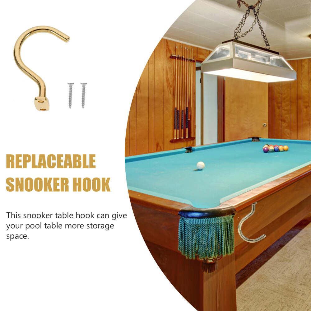 pool cue Snooker Table Hooks Pool Table Hook Brass Fittings | eBay