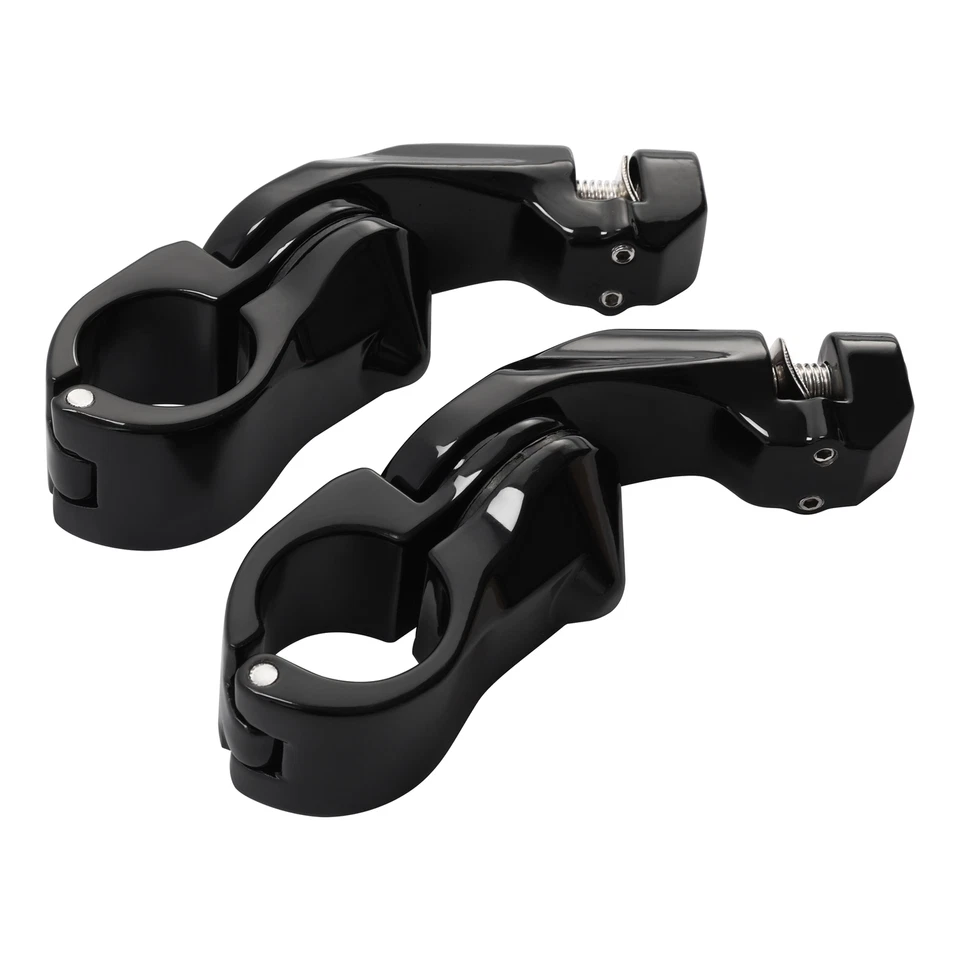 1,25 дюйма 1-1/4 дюйма 32 мм короткие угловые шоссейные ножные колышки крепление подходит для Harley Touring - Изображение 4 из 4