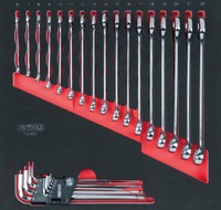 KS Tools SCS RingmaulschlüSsel-Satz, 27-Tlg. In 2/3 Systemeinlage (712.0027)