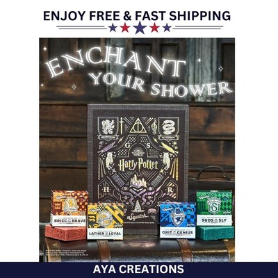 Dr. Squatch Harry Potter Soap Bundle with Collector's Box -  4-Pack