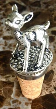 Italian Deer Wine Bottle Stopper