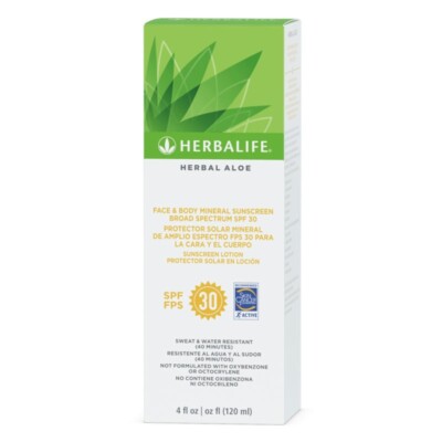 Herbal Aloe Face & Body Sunscreen   Broad Spectrum SPF 30 | Water-Resistant Mine