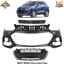 Front Bumper Cover Fascia & Grille Assembly Kit For 2017-2022 Chevrolet Trax