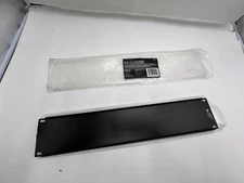 (QTY 2) Rack Panel Accessory Blank 2U Space for 19”Rackmount,Gauge Steel