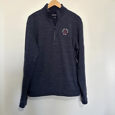 CAMP DAVID Friday Harbor Washington 1/4 Zip Pullover Sweater Men's Size Large