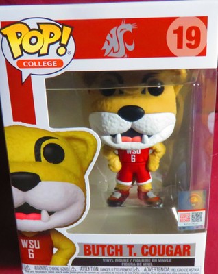 BRAND NEW, FUNKO POP, COLLEGE MASCOTS, WSU, BUTCH T. COUGAR,